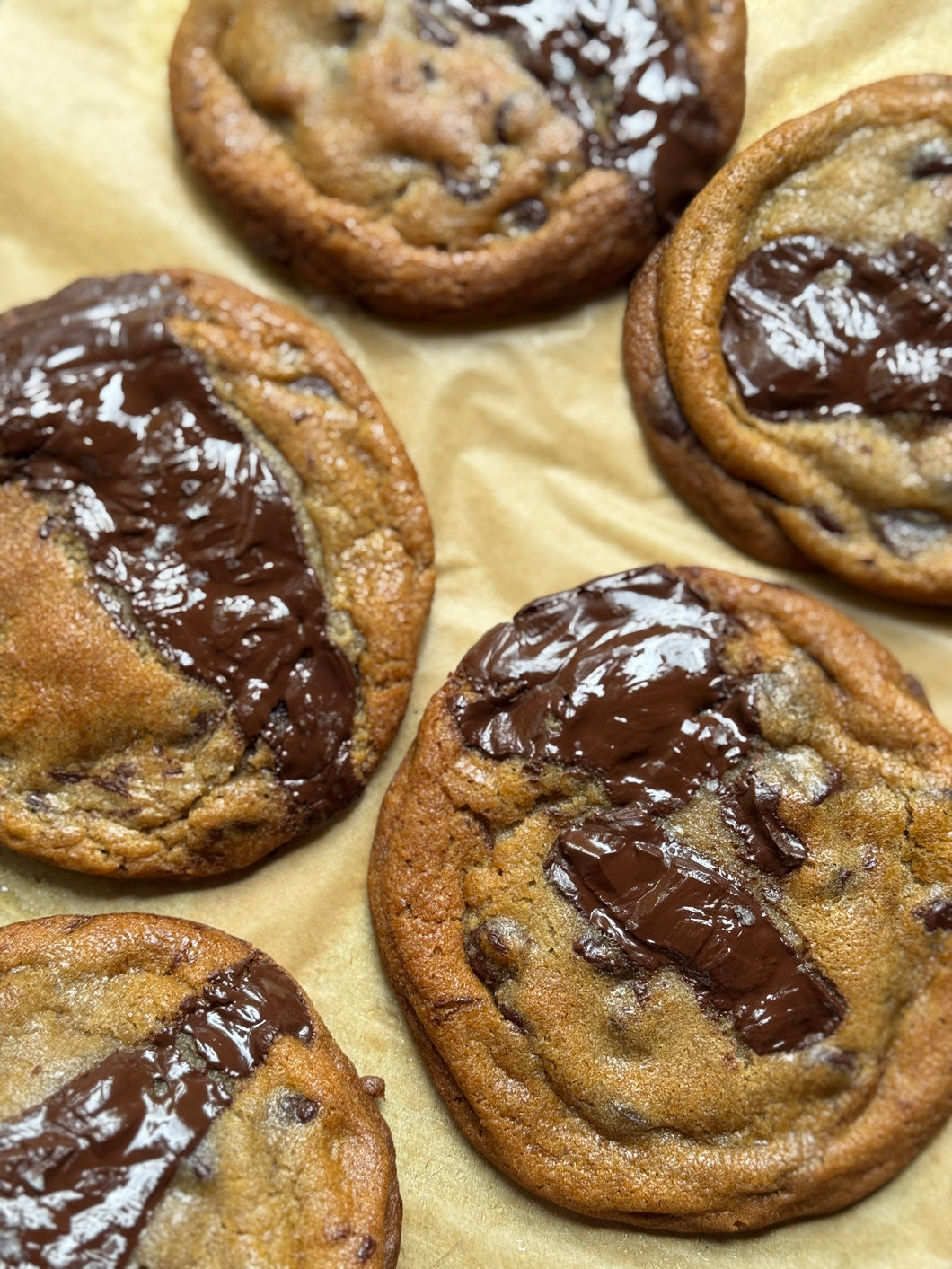 Brown butter sea salt chocolate chip cookies