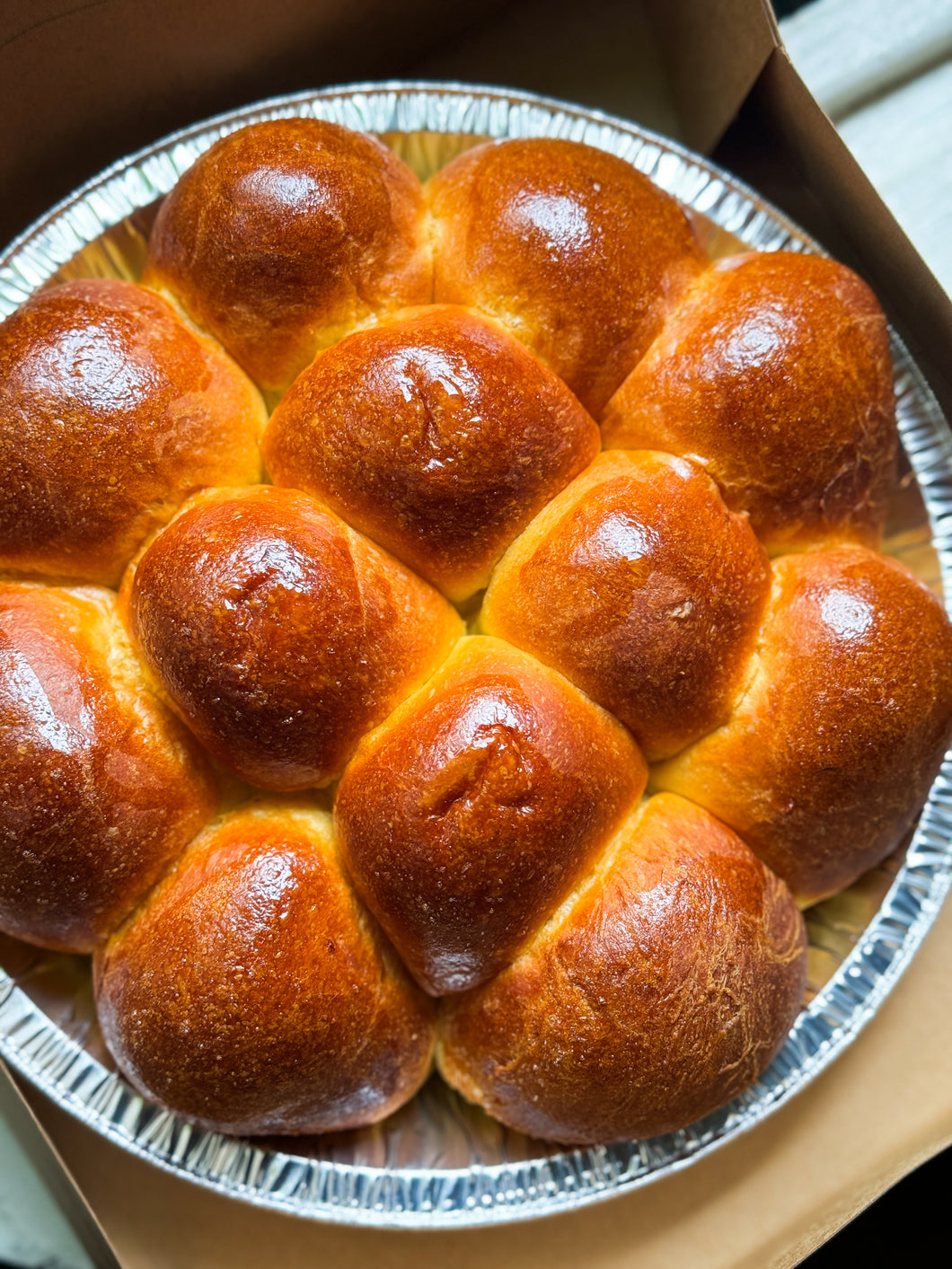Brioche milk bun rolls