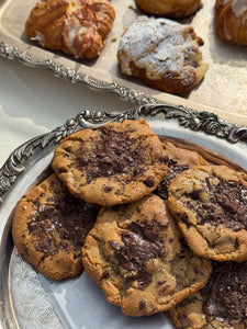 Brown butter sea salt chocolate chip cookies